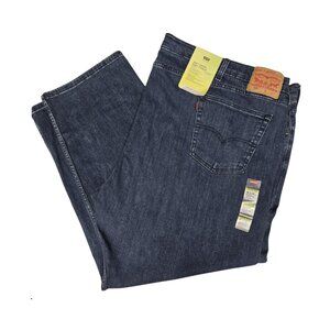 Levi’s Mens 502 Taper Jeans 56x32 Stretch Denim Dark Wash Classic Casual